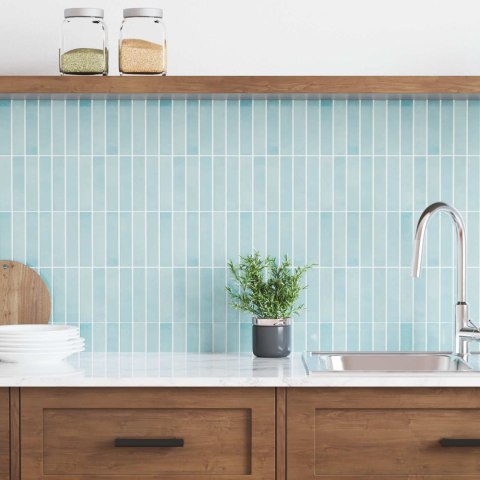 VidaXL Dekoracyjne naklejki 20 pcs Szary zielony 29 x 22,9 x 0,8 cm