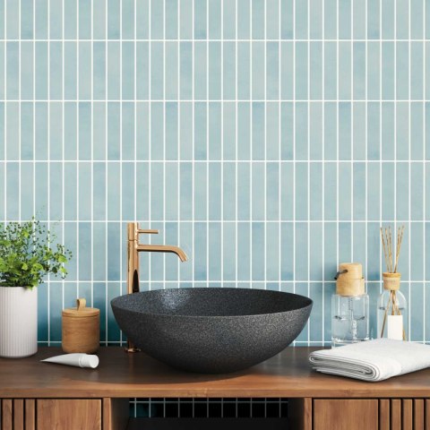 VidaXL Dekoracyjne naklejki 20 pcs Szary zielony 29 x 22,9 x 0,8 cm