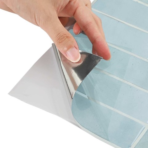 VidaXL Dekoracyjne naklejki 20 pcs Szary zielony 29 x 22,9 x 0,8 cm