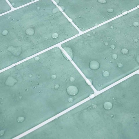 VidaXL Dekoracyjne naklejki 20 pcs Szary zielony 29,4 x 21,4 x 0,8 cm