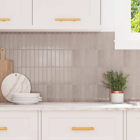 VidaXL Dekoracyjne naklejki 50 pcs Beżowa kawa 29 x 22,9 x 0,8 cm