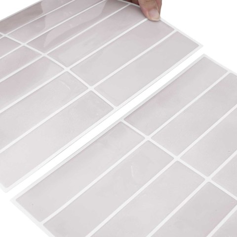 VidaXL Dekoracyjne naklejki 50 pcs Beżowy 29 x 22,9 x 0,8 cm