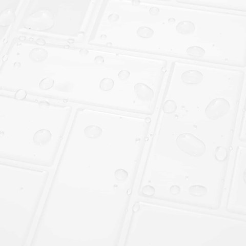 VidaXL Dekoracyjne naklejki 50 pcs Biały 30 x 30 x 0,8 cm