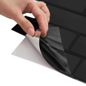 VidaXL Dekoracyjne naklejki 50 pcs Czarny 29,4 x 21,4 x 0,8 cm