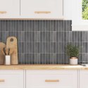 VidaXL Dekoracyjne naklejki 50 pcs Szary 29 x 22,9 x 0,8 cm
