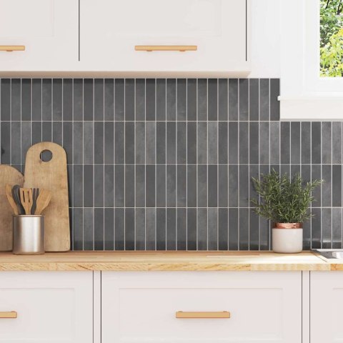 VidaXL Dekoracyjne naklejki 50 pcs Szary 29 x 22,9 x 0,8 cm