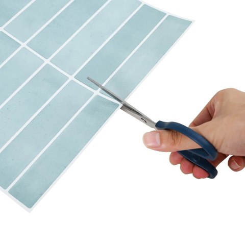 VidaXL Dekoracyjne naklejki 50 pcs Szary zielony 29 x 22,9 x 0,8 cm