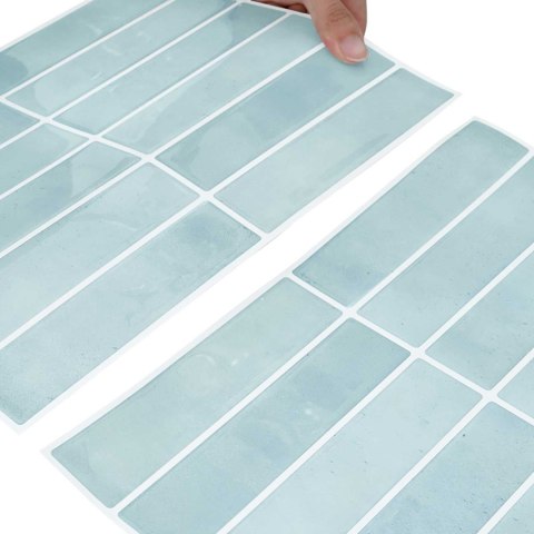 VidaXL Dekoracyjne naklejki 50 pcs Szary zielony 29 x 22,9 x 0,8 cm