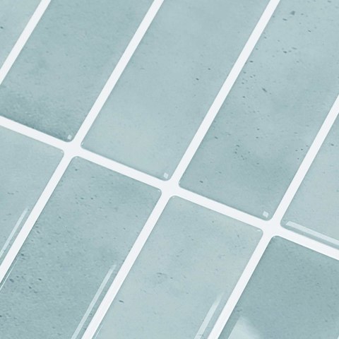 VidaXL Dekoracyjne naklejki 50 pcs Szary zielony 29 x 22,9 x 0,8 cm