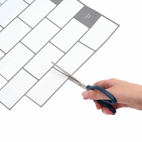 VidaXL Kafelka subway 10 pcs Biały szary 30,5 x 30,5 cm