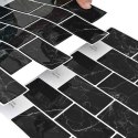 VidaXL Kafelka subway 20 pcs Czarny marmur 30,5 x 30,5 cm