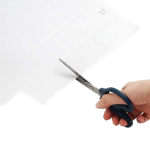 VidaXL Kafelka subway 50 pcs Biały 30,5 x 30,5 cm Poliuretan i PET