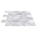 VidaXL Kafelka subway 50 pcs Biały marmur 30,5 x 30,5 cm
