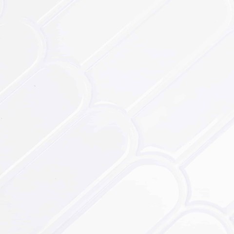 VidaXL Dekoracyjne naklejki 10 pcs Biały 30 x 30 x 0,8 cm