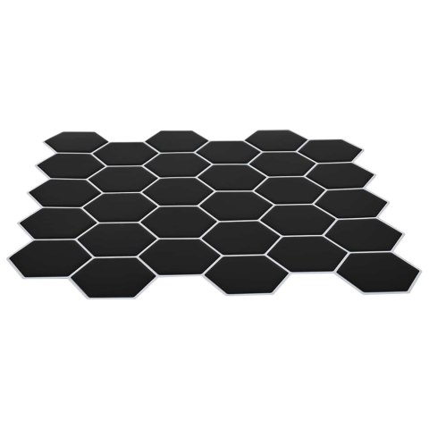 VidaXL Dekoracyjne naklejki 10 pcs Jasnoniebieski 30 x 30 x 0,8 cm