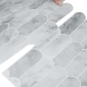 VidaXL Dekoracyjne naklejki 10 pcs Marmur szary 30 x 30 x 0,8 cm