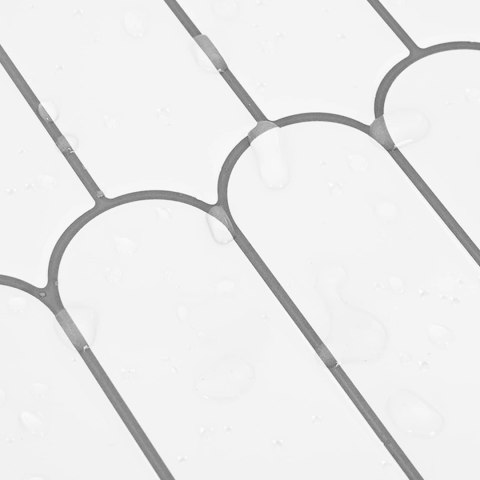 VidaXL Dekoracyjne naklejki 50 pcs Biały szary 30 x 30 x 0,8 cm