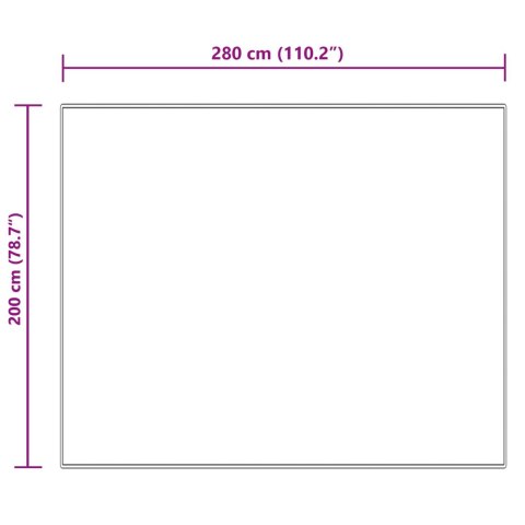 SZTUCZNY DYWAN SKÓRZANY TAFALLA KREMOWY 200X280CM