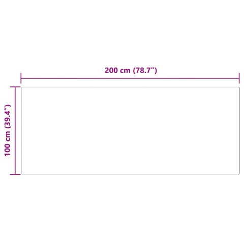 SZTUCZNY DYWAN SKÓRZANY TAFALLA ANTRACYT 100X200CM