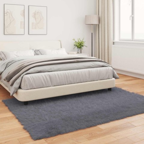 SZTUCZNY DYWAN SKÓRZANY TAFALLA ANTRACYT 120X170CM