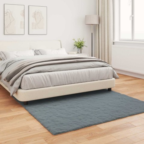 DYWAN Z SZTUCZNEGO KRÓLIKA OLITE ANTRACYT 120X120CM