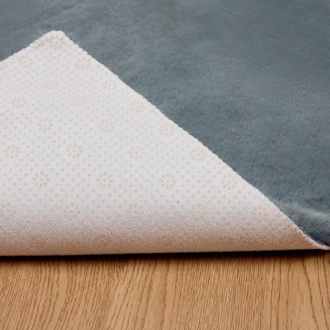 DYWAN Z SZTUCZNEGO KRÓLIKA OLITE ANTRACYT 140X200CM