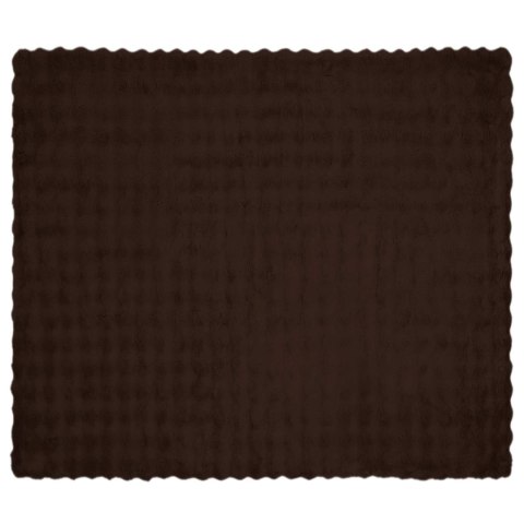 KOC Z FUTRA SZTUCZNEGO KRÓLIKA CAMEL 240X270CM POLIESTER