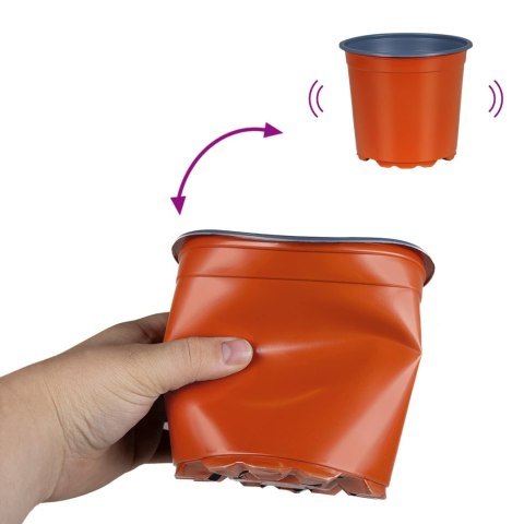 DONICZKA KWIATOWA 100 SZT CERAMIKA Ø 15X12.5CM