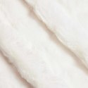 VidaXL Koc z futra sztucznego królika 4 pcs Biały 130 x 150 cm