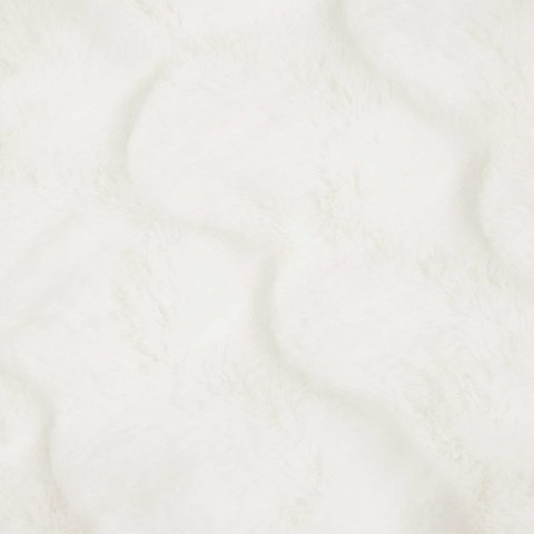 VidaXL Koc z futra sztucznego królika 4 pcs Biały 130 x 150 cm