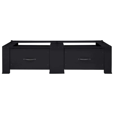 PODSTAWKA NA PRALKĘ 2 SZT CZARNY 64X55X32.5CM STAL