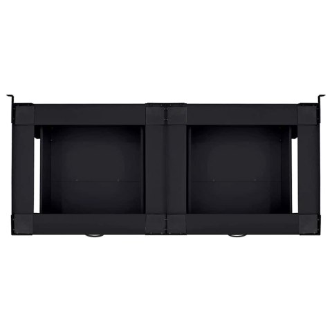 PODSTAWKA NA PRALKĘ 2 SZT CZARNY 64X55X32.5CM STAL