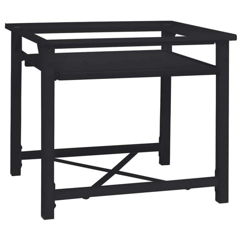 VidaXL Podstawka na Pralkę Czarny 64 x 55 x 32.5 cm Stal