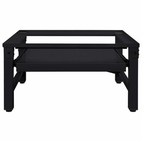 PODSTAWKA NA PRALKĘ CZARNY 64X55X32.5CM STAL