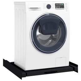 VidaXL Półka Średnia do Pralki Czarny 60 x 60 x 8 cm Stal