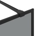 VidaXL Ściana prysznicowa typu walk-in Czarny 90 x 195 cm