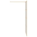 VidaXL Ściana prysznicowa typu walk-in złoty 100 x 195 cm