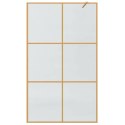 VidaXL Ściana prysznicowa typu walk-in złoty 115 x 195 cm