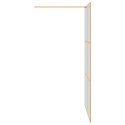 VidaXL Ściana prysznicowa typu walk-in złoty 115 x 195 cm