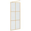 VidaXL Ściana prysznicowa typu walk-in złoty 80 x 195 cm