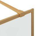 VidaXL Ściana prysznicowa typu walk-in złoty 80 x 195 cm