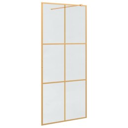 ŚCIANA PRYSZNICOWA TYPU WALK-IN ZŁOTY 90X195CM