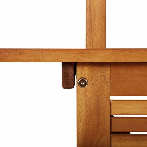 VidaXL Stolik ogrodowy z daszkiem, 113x106x217 cm, drewno akacjowe