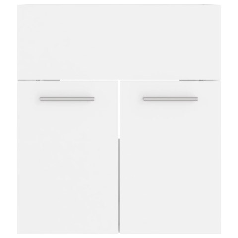 SZAFKA POD UMYWALKĘ BIAŁA 41X38,5X46CM