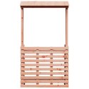 VidaXL Barowy stolik ogrodowy z daszkiem, 112,5x57x195,5 cm, drewniany