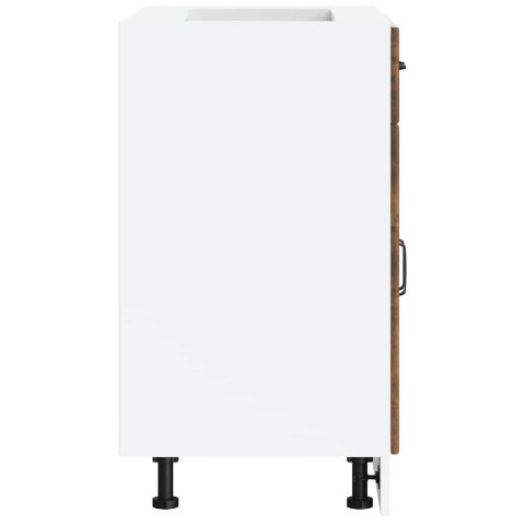 VidaXL Szafka kuchenna dolna „Lucca" Dąb wędzony Drewno klejone