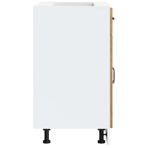 VidaXL Szafka kuchenna dolna „Lucca" Stare drewno Drewno klejone