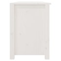 VidaXL Szafka na buty, biały, 160x36,5x50 cm, lite drewno sosnowe