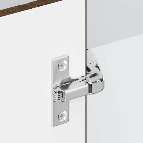 VidaXL Szafka ścienna narożna kuchenna, Lucca, brązowy dąb