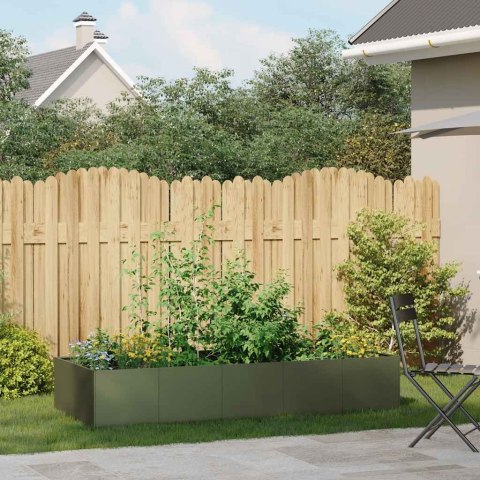 DONICZKA OLIWKOWO-ZIELONA 200X80X40CM STAL